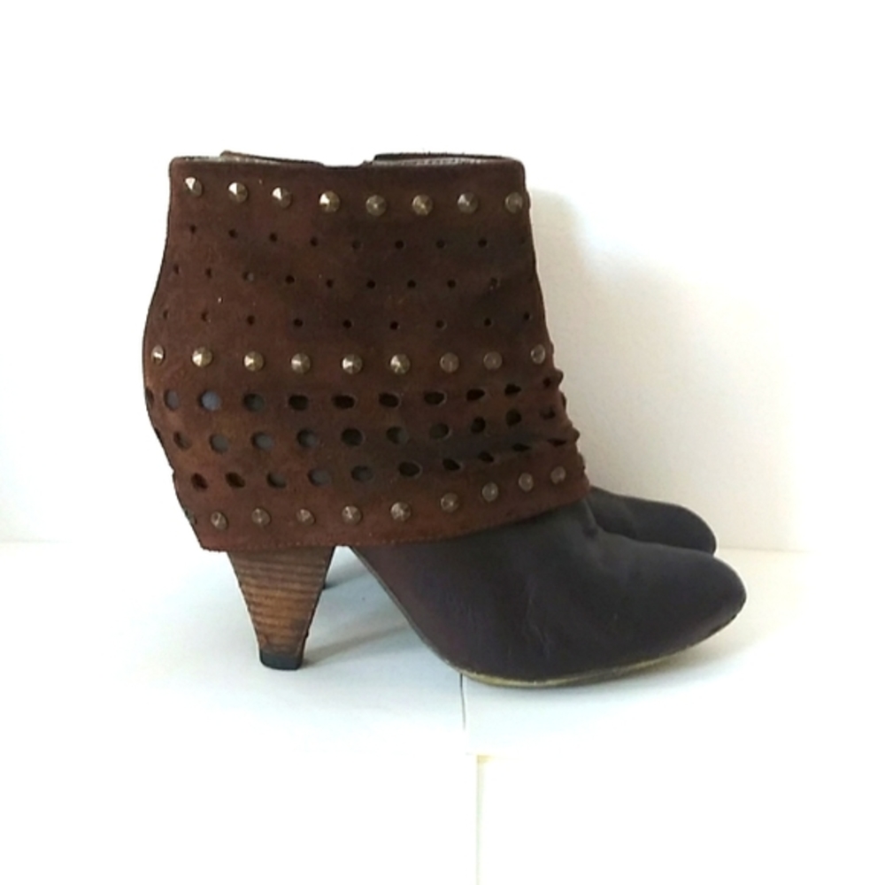 Miss Sixty Honore Studded Y2K Ankle Boots